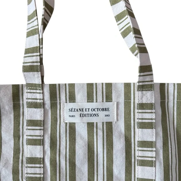 Sezane x Octobre canvas tote NWOT - Picture 3 of 3